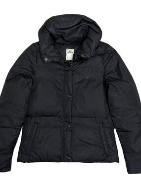 LACOSTE DOWN & FEATHER Puffer Coat Winter Parka Jacket Womens Small